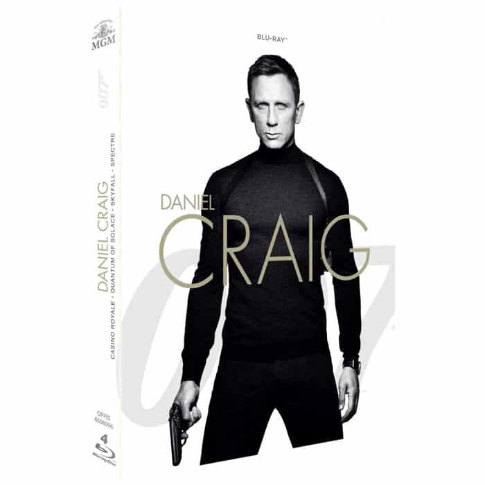 coffre blu ray james bond daniel craig 4 films