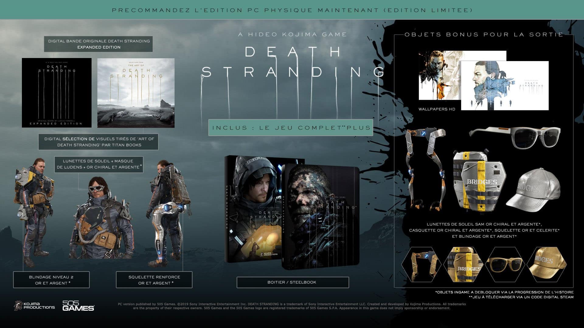 Death Stranding Edition Limitee PC detail
