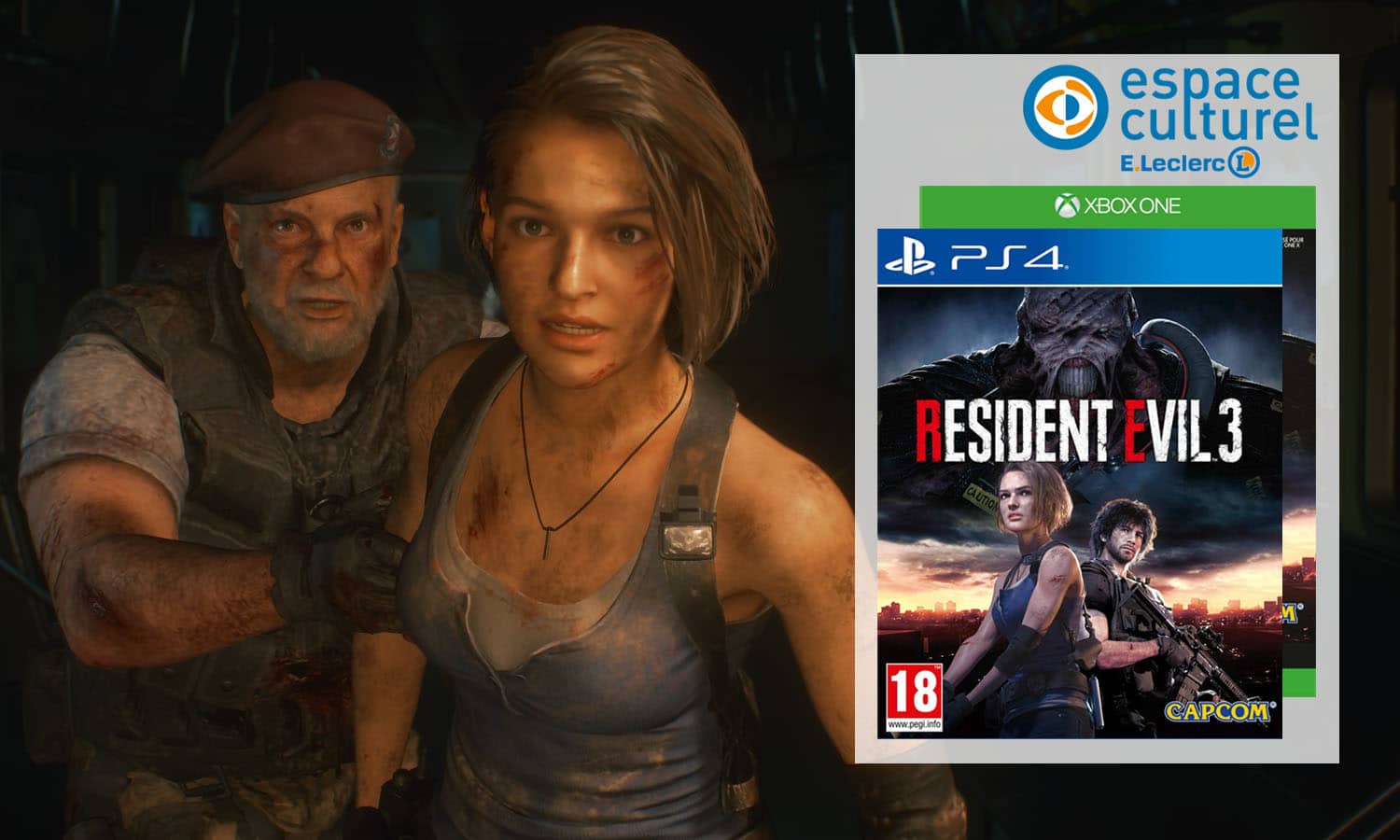 SLIDER resident evil 3 remake ps4 xbox one article leclerc