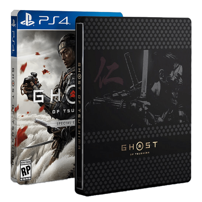 ghost of tsushima edition spéciale ps4 steelbook visuel produit