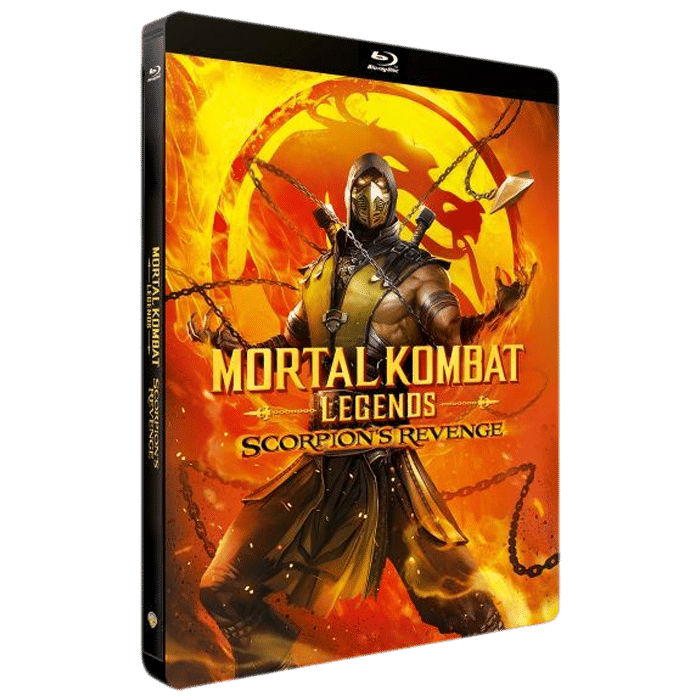 Mortal Kombat Legends Scorpion's revenge Blu Ray Steelbook