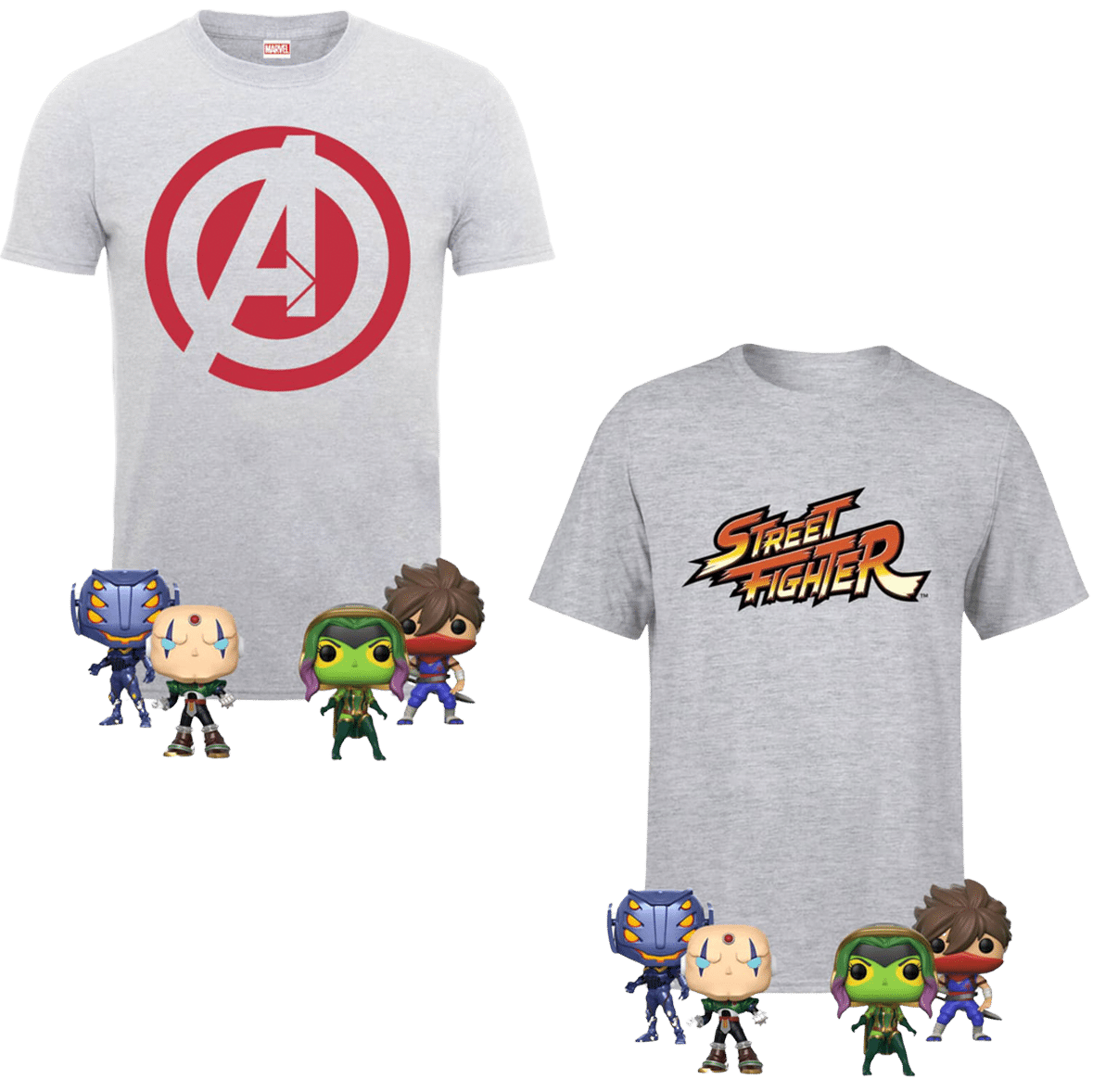 promo t shirt avengers street fighter visuel produit
