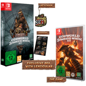 oddworld fureur de l'étranger visuel produit officiel