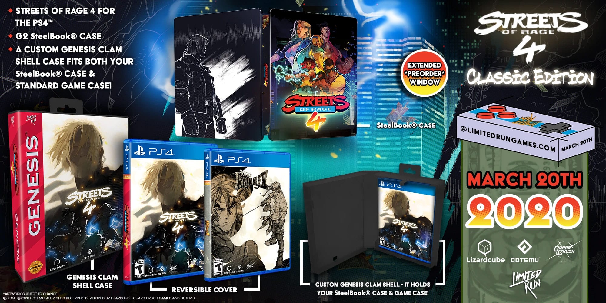 streets of rage 4 classic edition ps4 detail