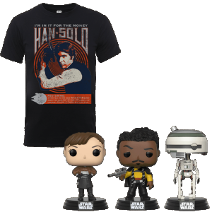 t shirt han solo 3 funko