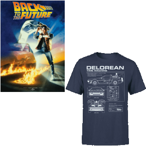 promo t shirt poster retour vers le futur