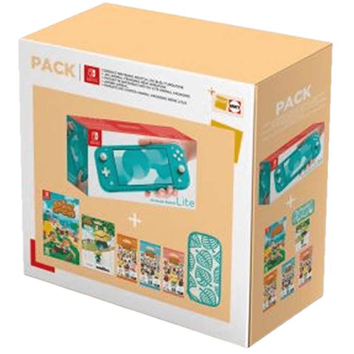 Pack Switch Lite turquoise Animal Crossing exclu Fnac