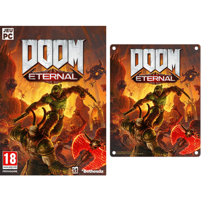 doom eternal metal plate pc