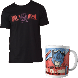 bon plan t-shirt transformers mug