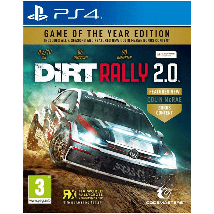 dirt rally 2 goty ps4
