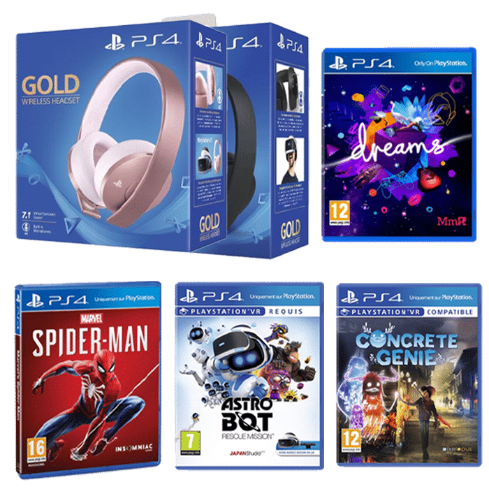 visuel produit casque ps4 jeux ps4