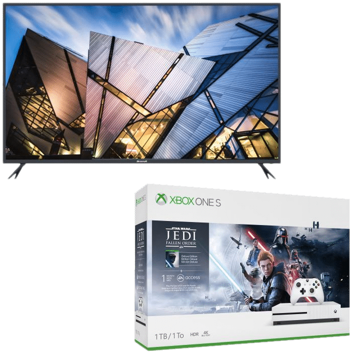 pack xbox one s avec tv 4K brandt