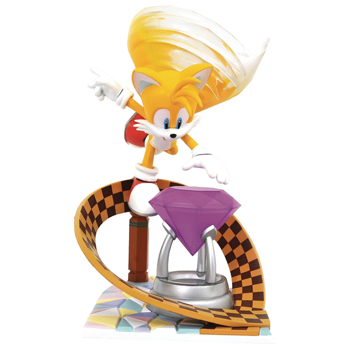 figurine tails sonic visuel produit diamond select