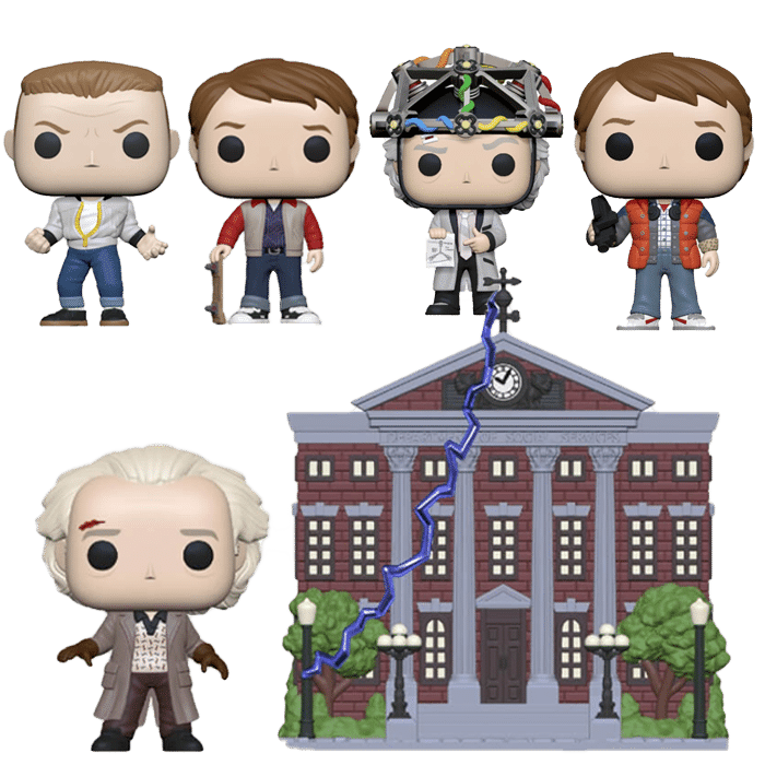 visuel produit sélection funko retour vers le futur