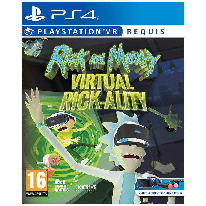 rick and morty vr ps4 visuel produit