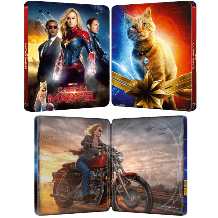 steelbook Lenticulaire Captain Marvel 4K Ultra HD Blu ray 2D