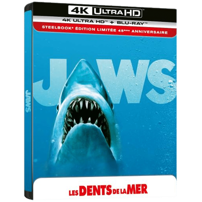 les dents de la mer blu ray 4k steelbook edition 45eme anniversaire