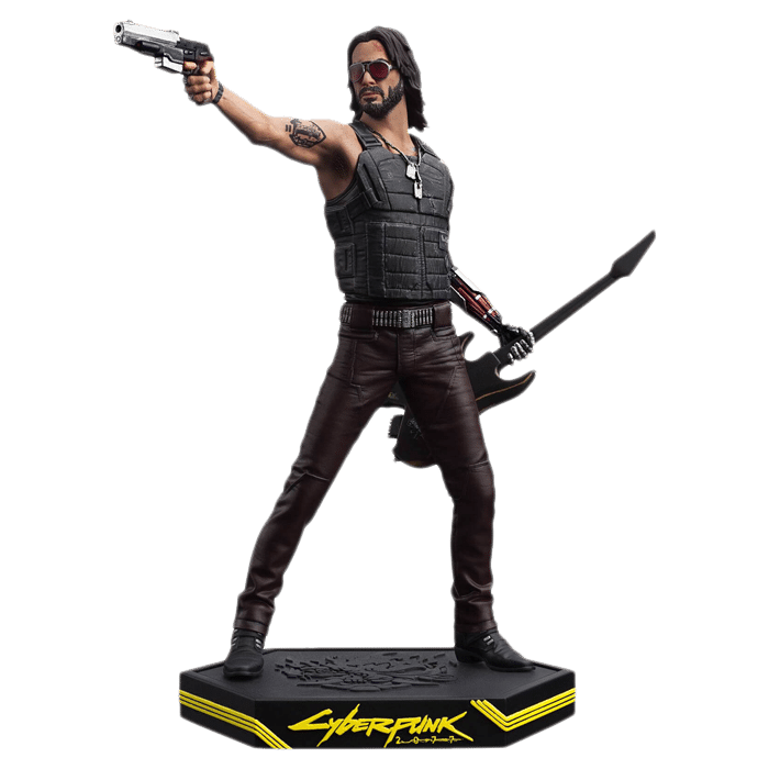 statuette silverhand cyberpunk 2077 figurine keanu reeves dark horse