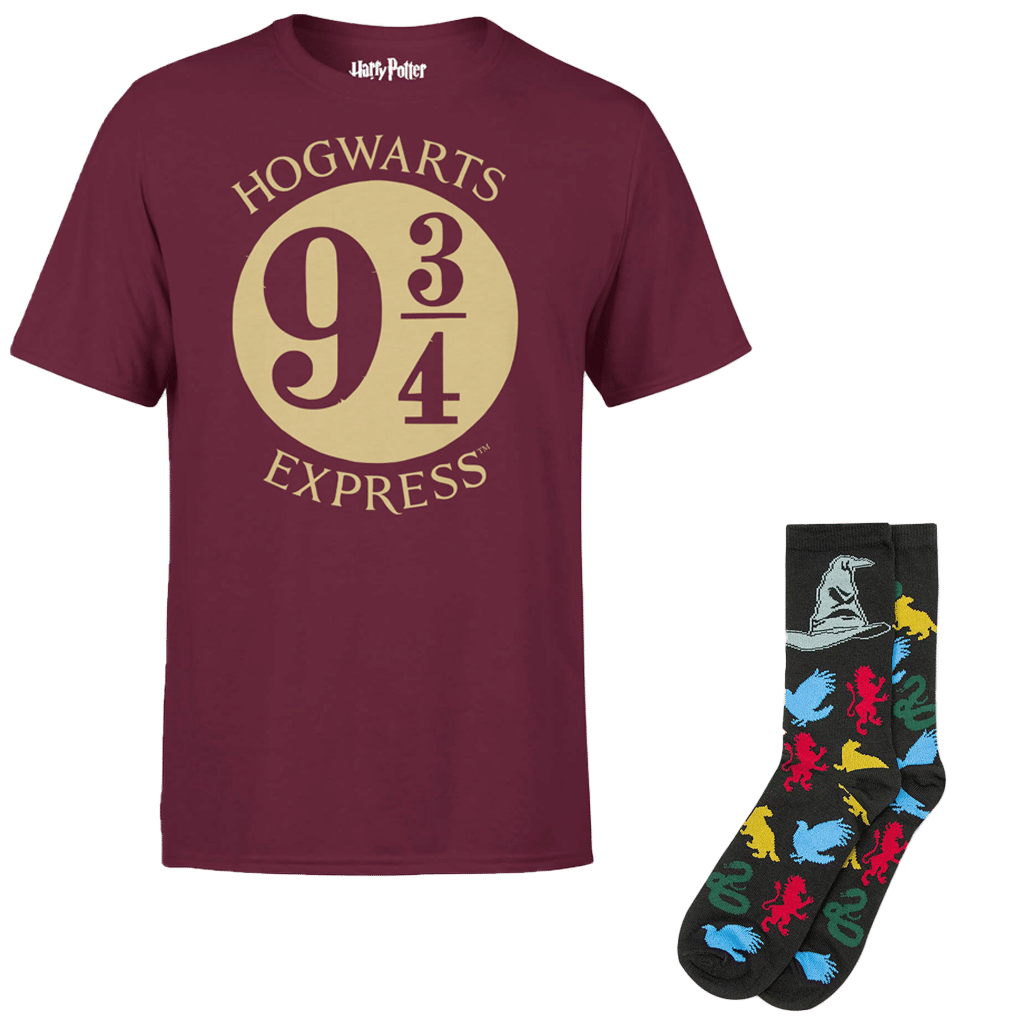lot t shirt harry potter chaussettes visuel produit