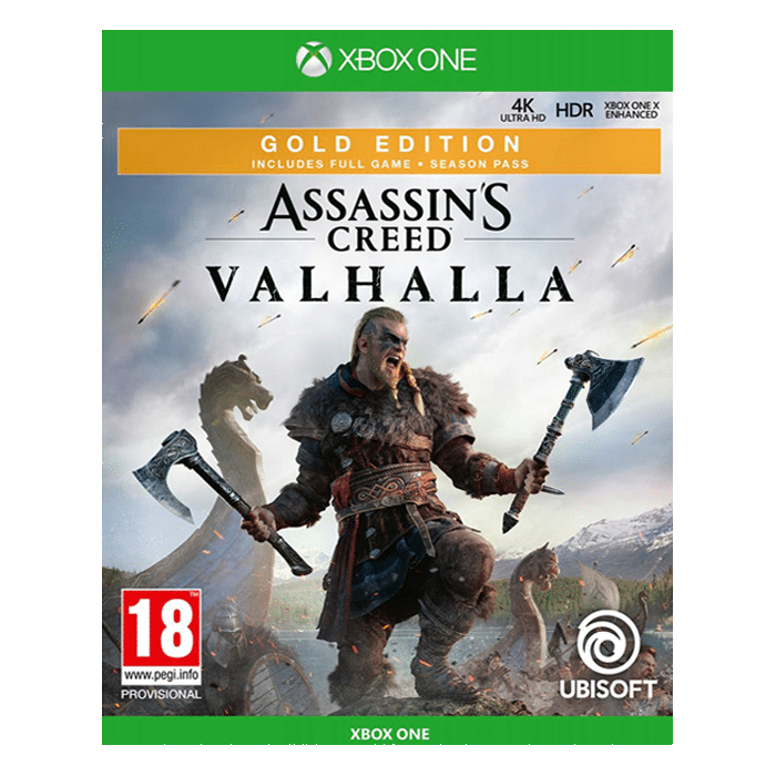 assassin's creed valhalla gold xbox one visuel produit