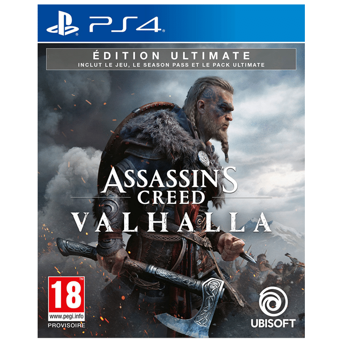 assassin's creed valhalla ultimate ps4 visuel produit
