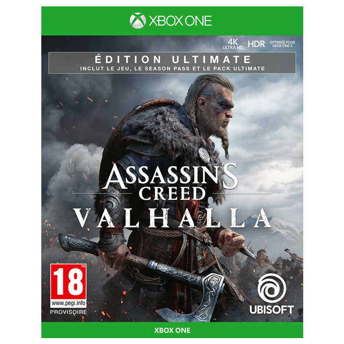 assassin's creed valhalla ultimate xbox one visuel produit