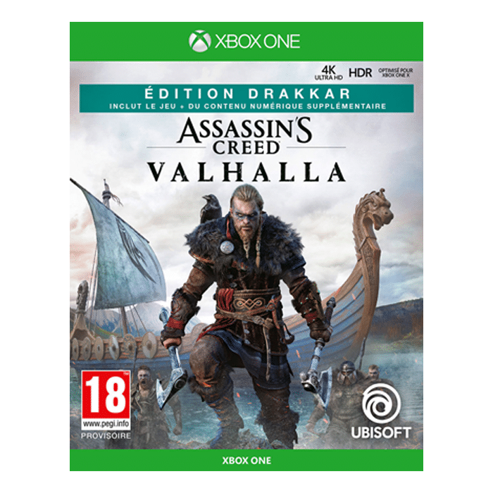 assassin's creed valhalla edition drakkar xbox visuel produit