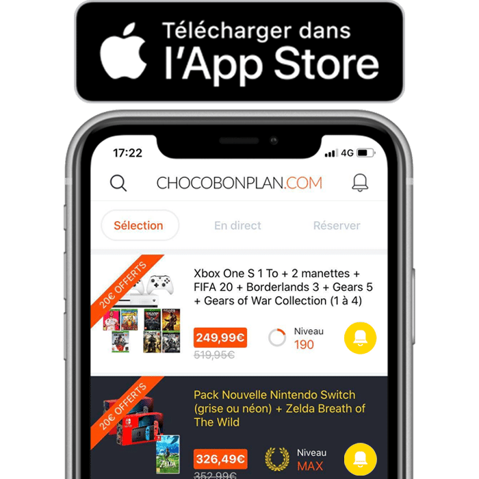 visuel produit lancement application app store version finale