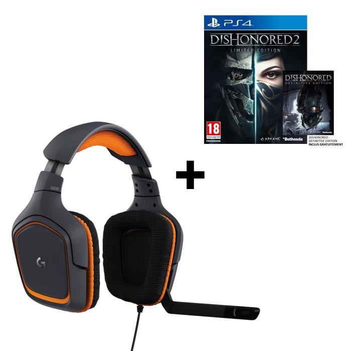dishonored-2-casque-logitech-gamer-g231-filairedishonored-2-casque-logitech-gamer-g231-filaire-pas-cher