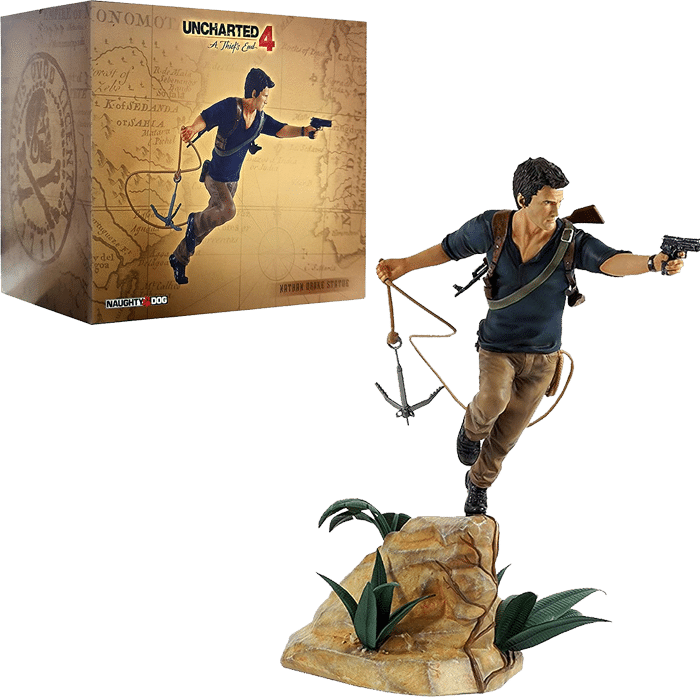 statuette uncharted 4 nathan drake