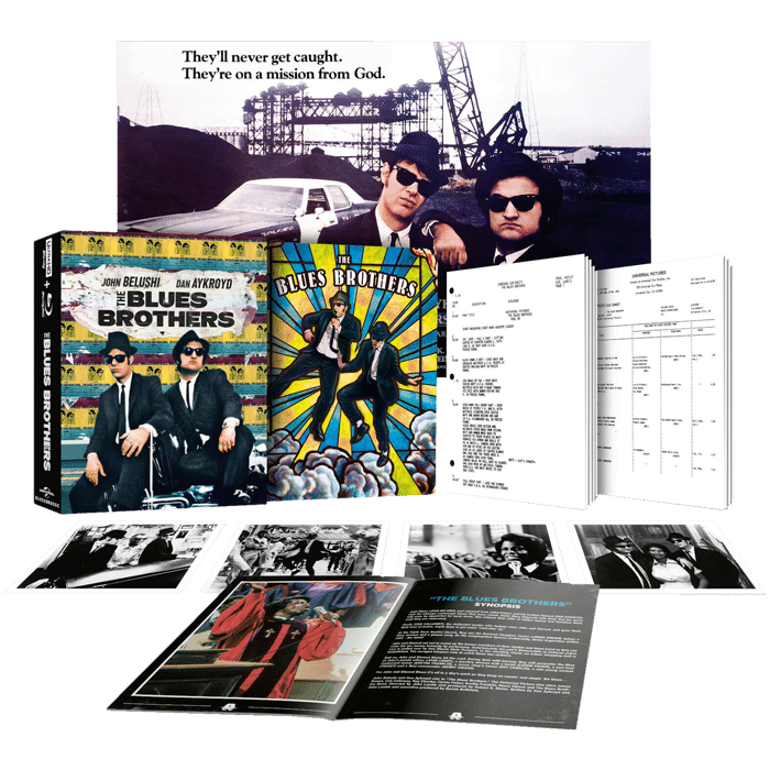 blues brothers edition deluxe steelbook blu ray 4K