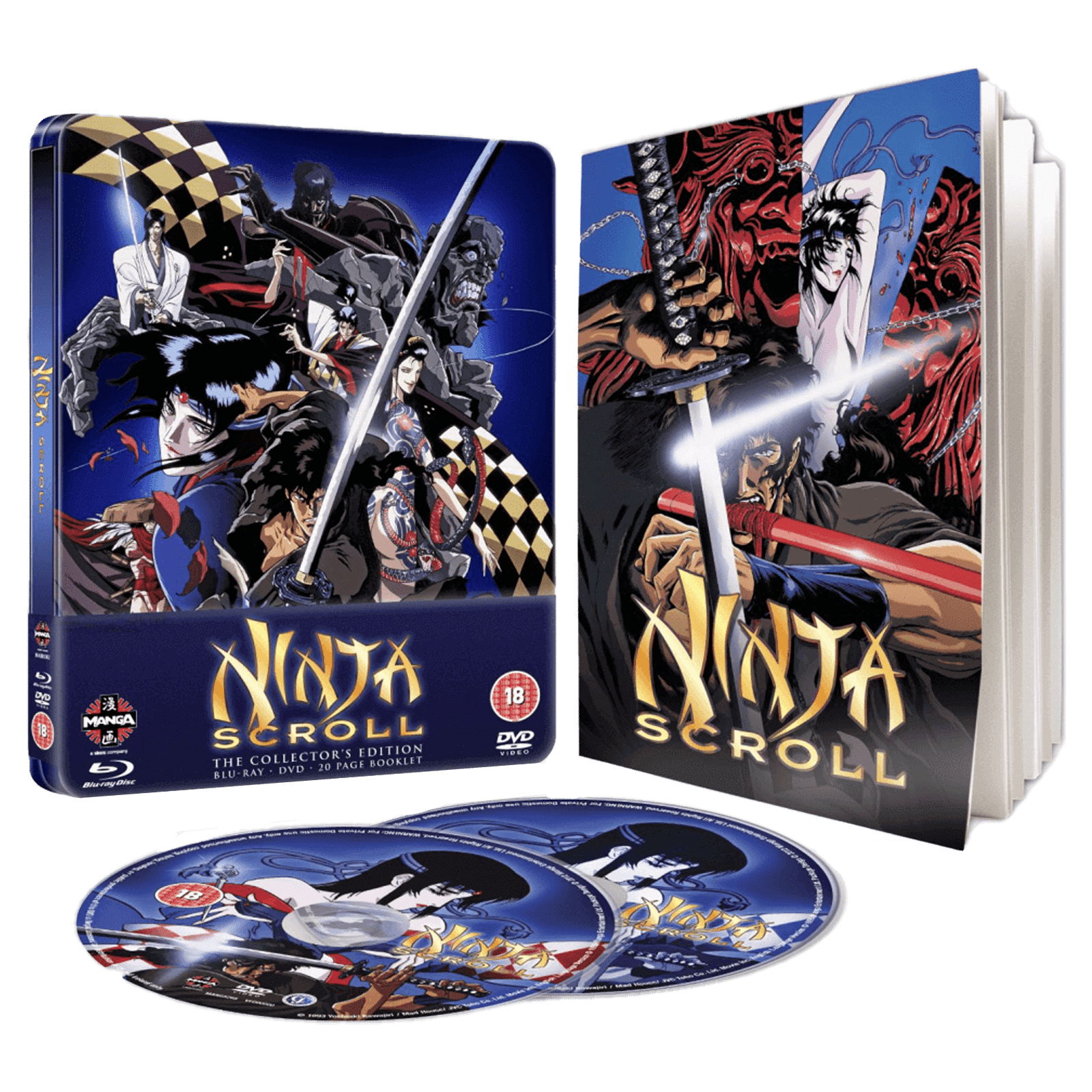 ninja scroll blu ray steelbook visuel produit