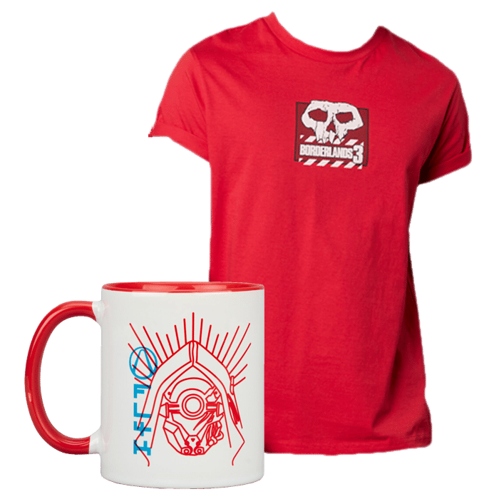 lot borderlands t-shirt mug