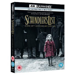 blu ray 4k schindler list visuel produit