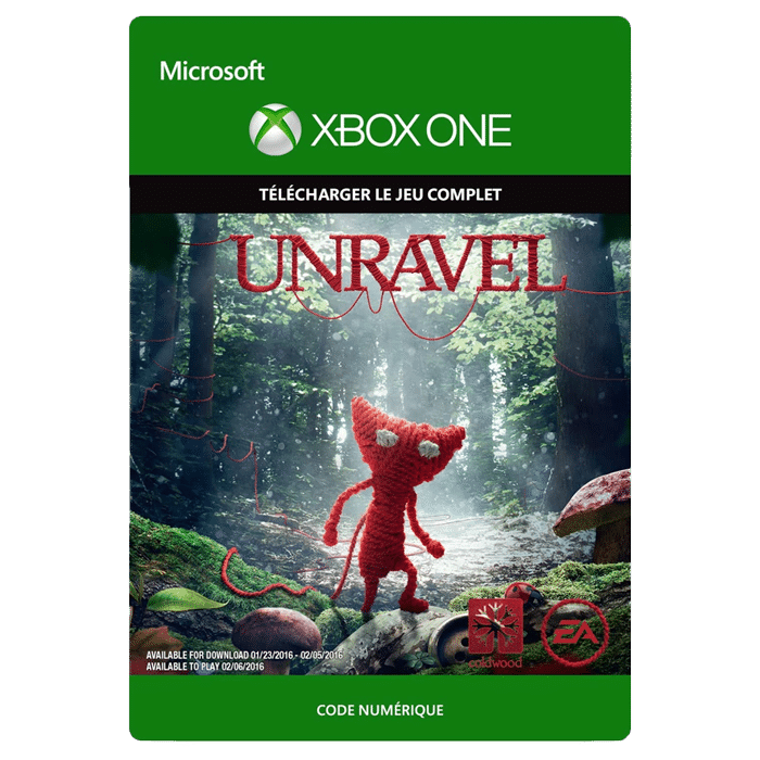 unravel xbox one visuel produit