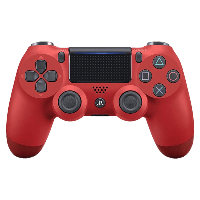 manette rouge dualshock 4 visuel produit
