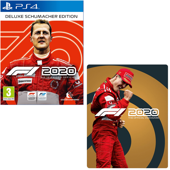F1 2020 Deluxe Schumacher Edition steelbook PS4