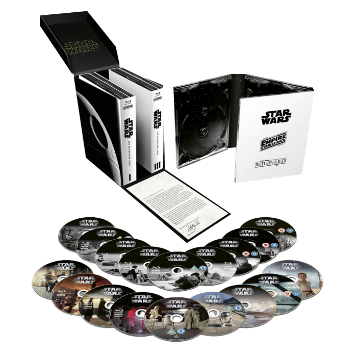 intégrale blu ray star wars import zavvi visuel produit