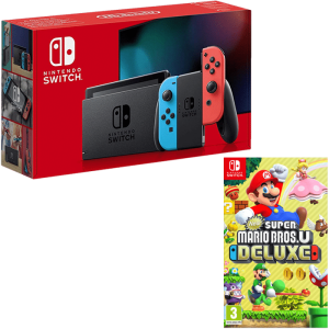 pack nouvelle nintendo switch neon new super mario bros deluxe