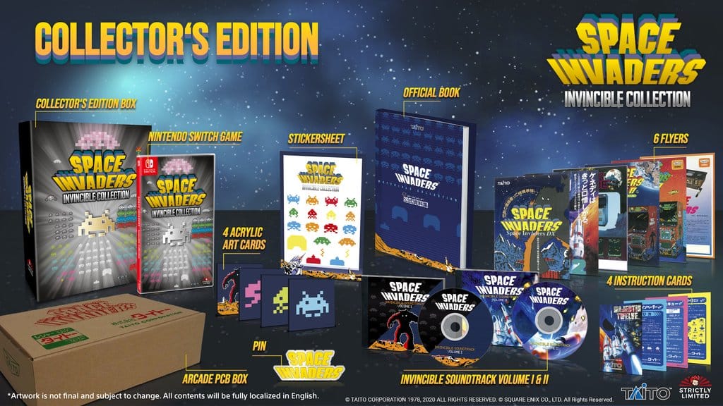 space invaders collector switch visuel