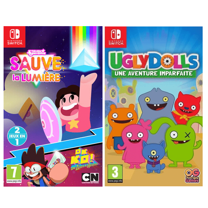 jeux sauve la lumière ugly dolls promo belgique