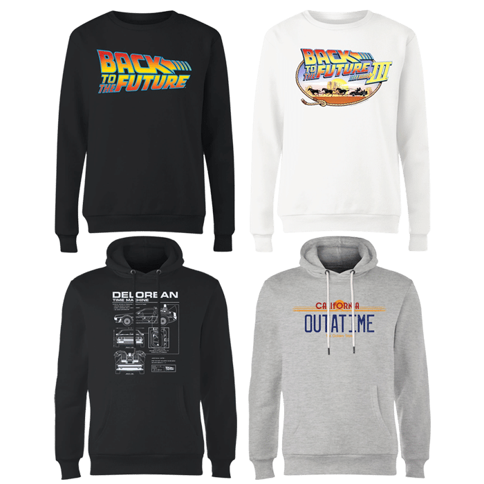 promo sweat retour vers le futur zavvi