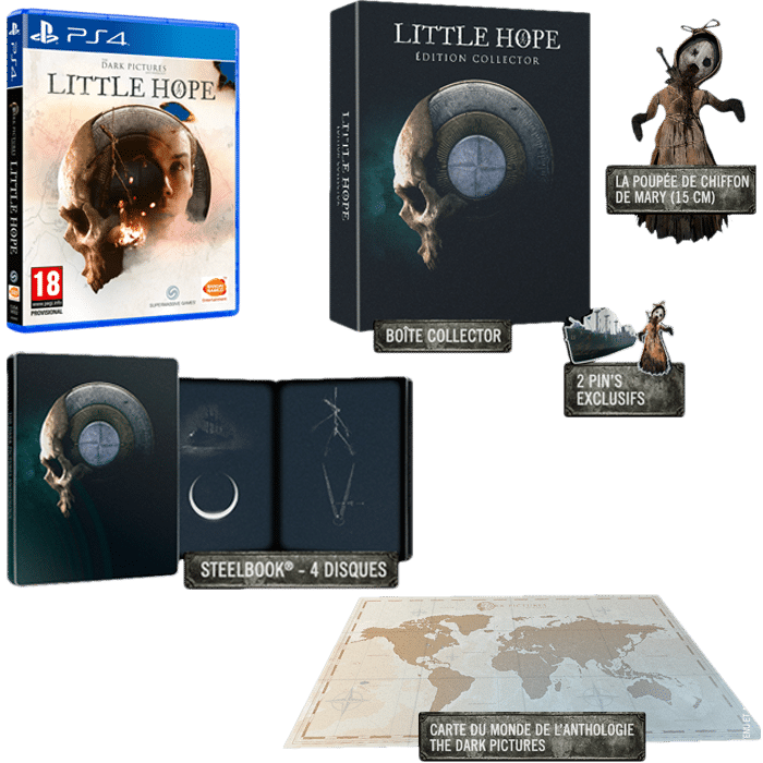 the dark pictures little hope ps4 collector visuel produit