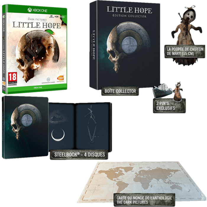 the dark pictures little hope xbox one collector visuel produit