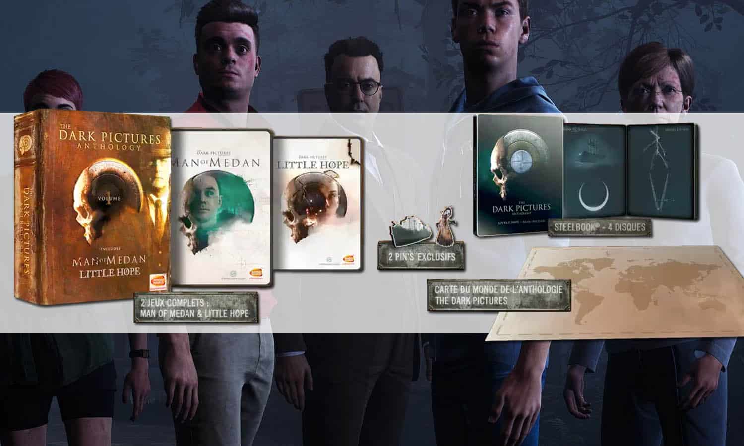 SLIDER the dark pictures little hope édition limitée ps4 xbox one pc v1
