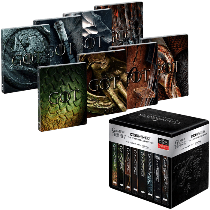 game of thrones intégrale 4k steelbook visuel produit version us