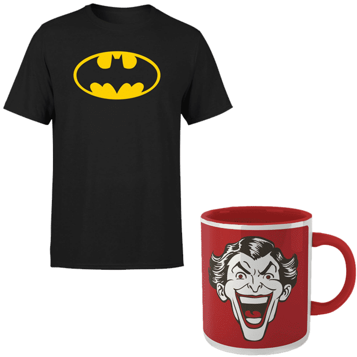 t-shirt et mug dc comics zavvi v2