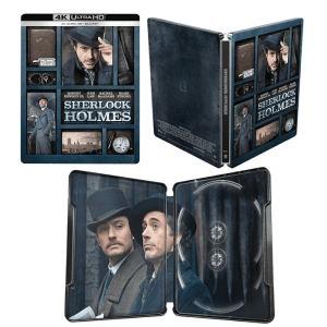 sherlock holmes blu ray 4K steelbook visuel produit