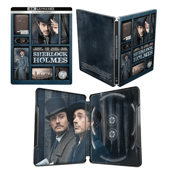 sherlock holmes blu ray 4K steelbook visuel produit