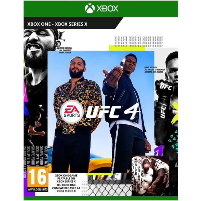 ufc 4 xbox one visuel produit